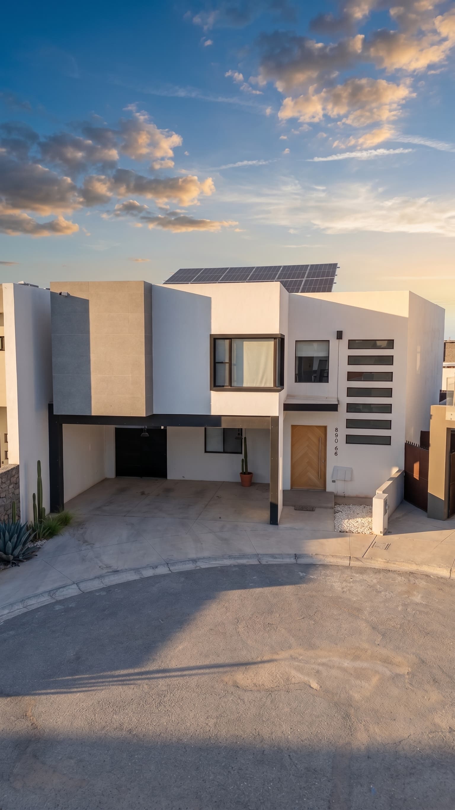 Fachada de la casa en venta en Fraccionamiento Residencial del Valle, Ciudad Juárez, Chihuahua