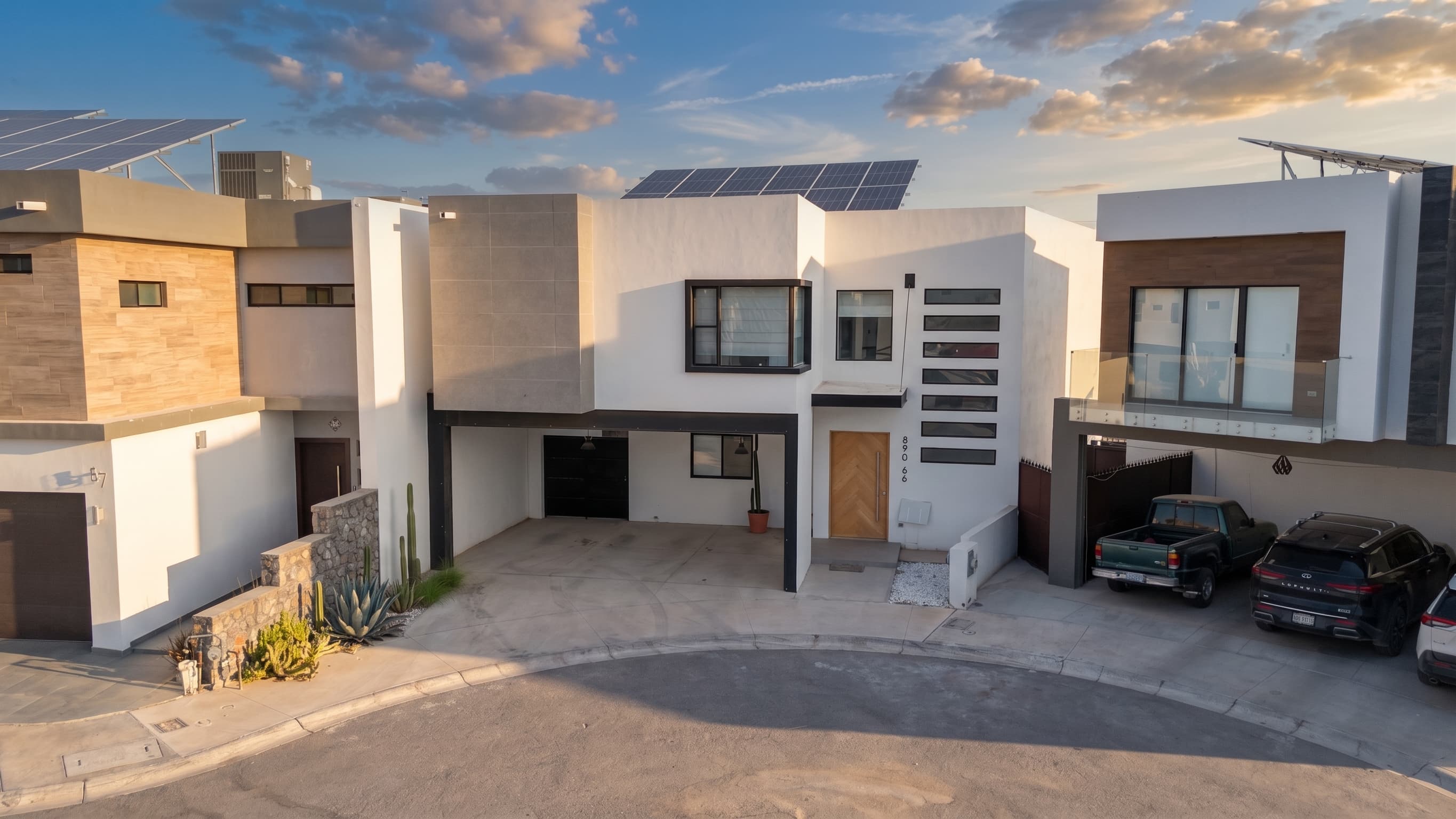 Fachada de la casa en venta en Fraccionamiento Residencial del Valle, Ciudad Juárez, Chihuahua